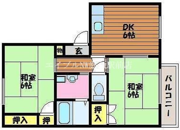 メゾングロワール　Ⅰの物件間取画像